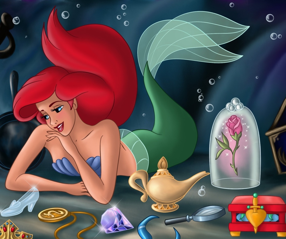 Das The Little Mermaid Wallpaper 960x800