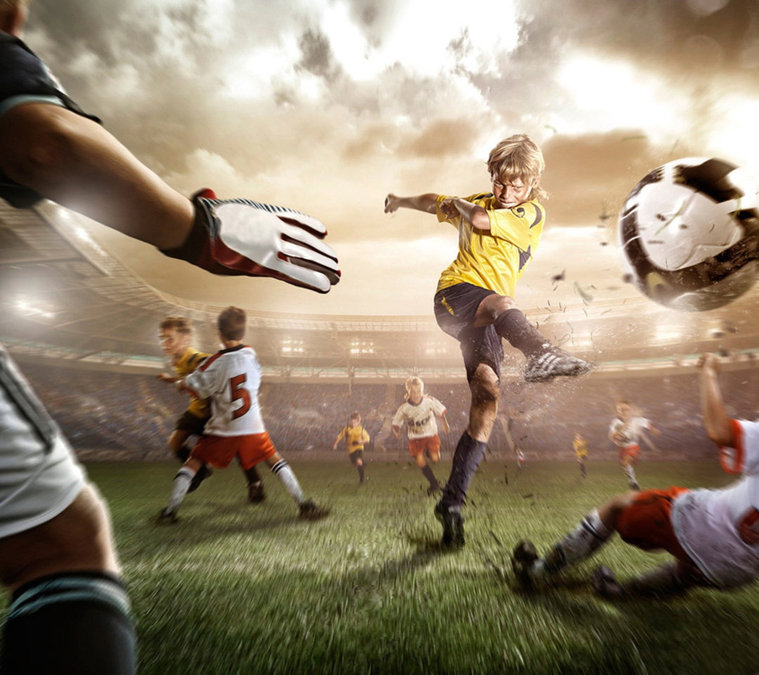 Football Goal wallpaper 1080x960