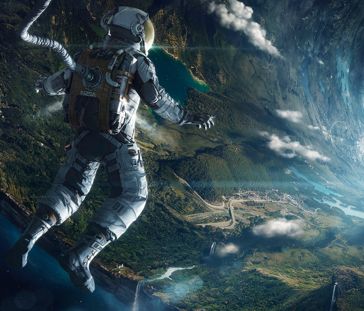 Astronaut In Space screenshot #1 1200x1024