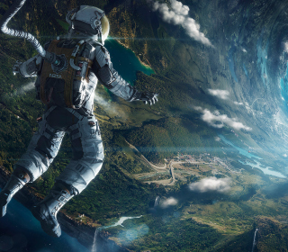 Astronaut In Space - Obrázkek zdarma pro iPad Air