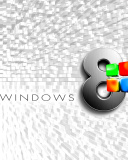Sfondi Windows 8 Logo Wallpaper 128x160