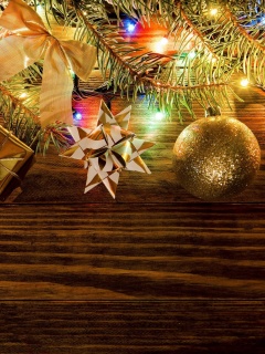 New Year Decorations wallpaper 240x320