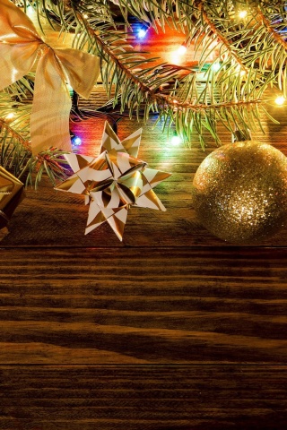 New Year Decorations wallpaper 320x480