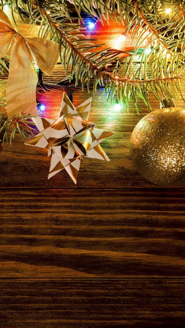 New Year Decorations wallpaper 640x1136