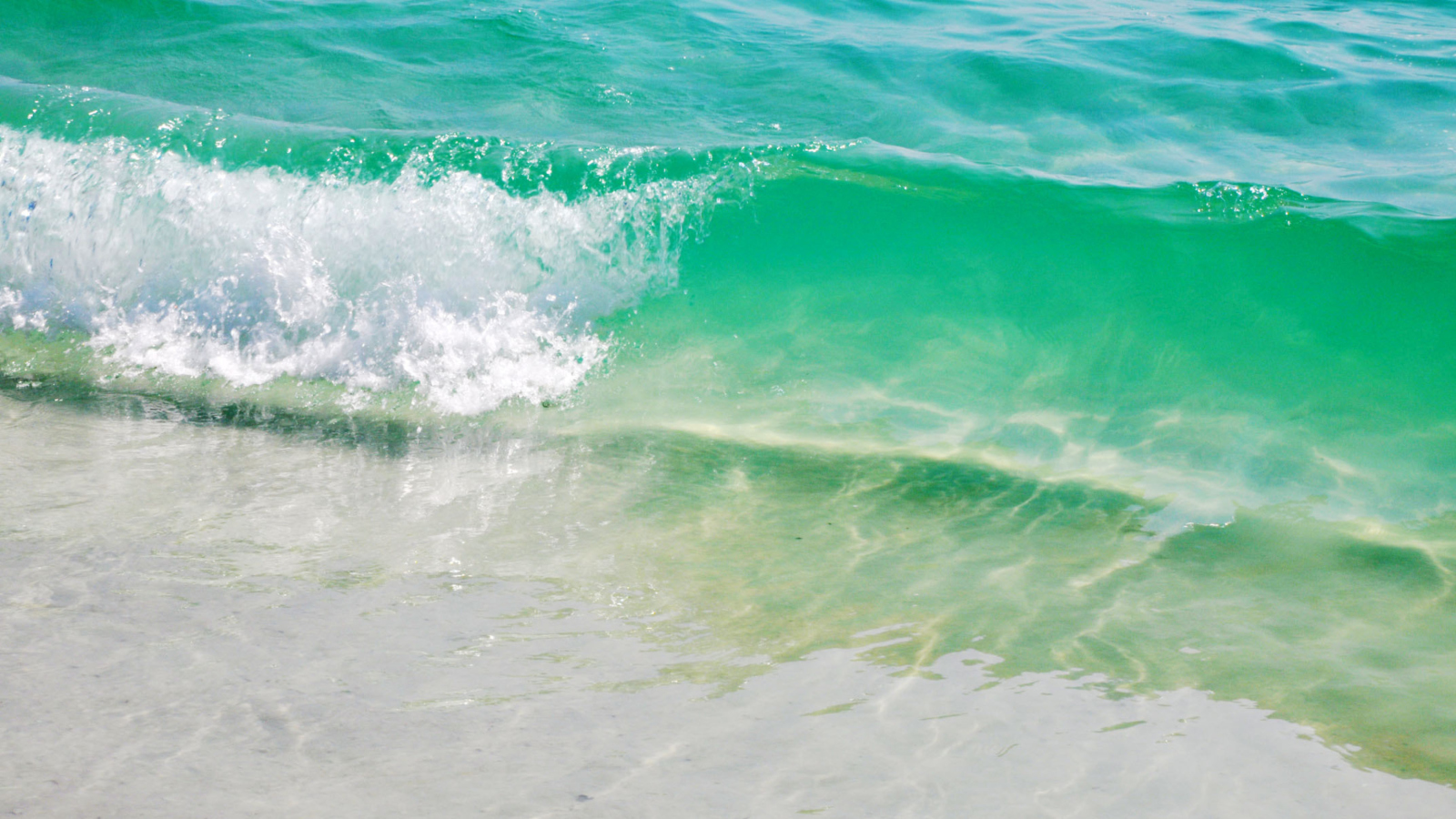 Turquoise Waves wallpaper 1600x900