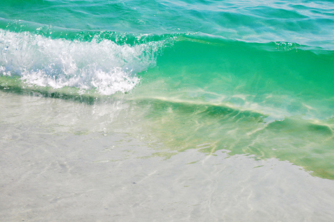 Turquoise Waves wallpaper 480x320
