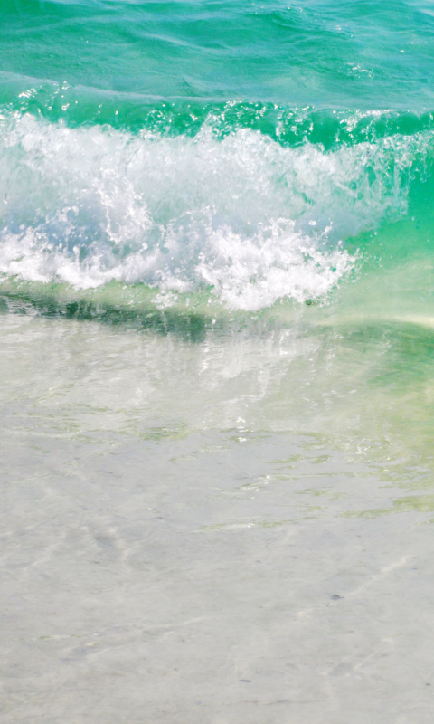 Turquoise Waves screenshot #1 480x800
