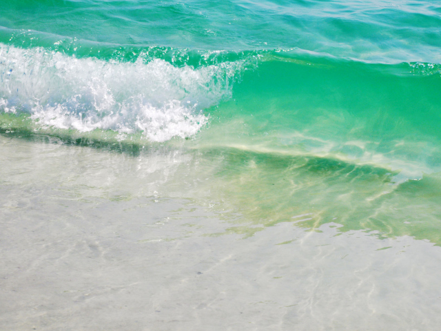 Turquoise Waves screenshot #1 640x480