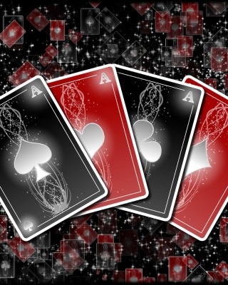 Poker cards papel de parede para celular para iPhone 4