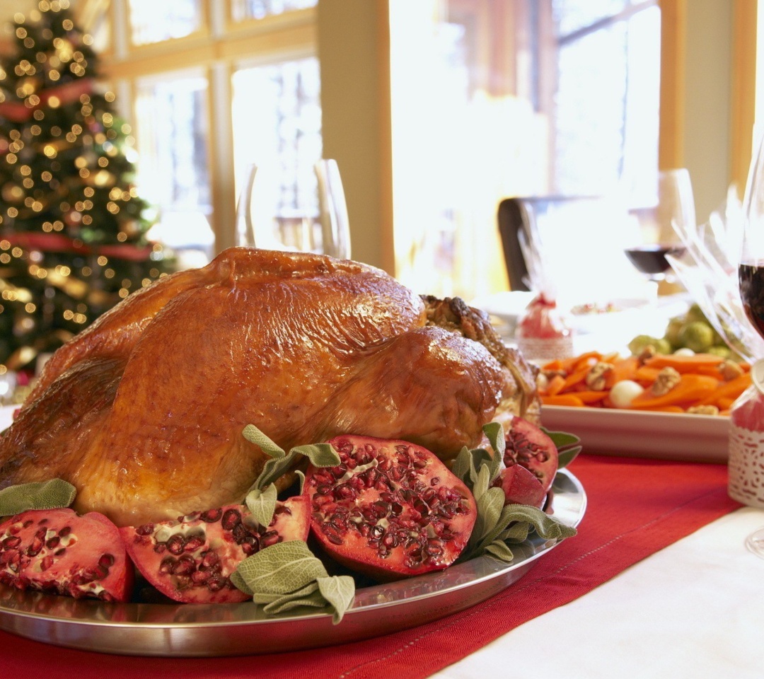 Das Turkey on Thanksgiving Day Wallpaper 1080x960