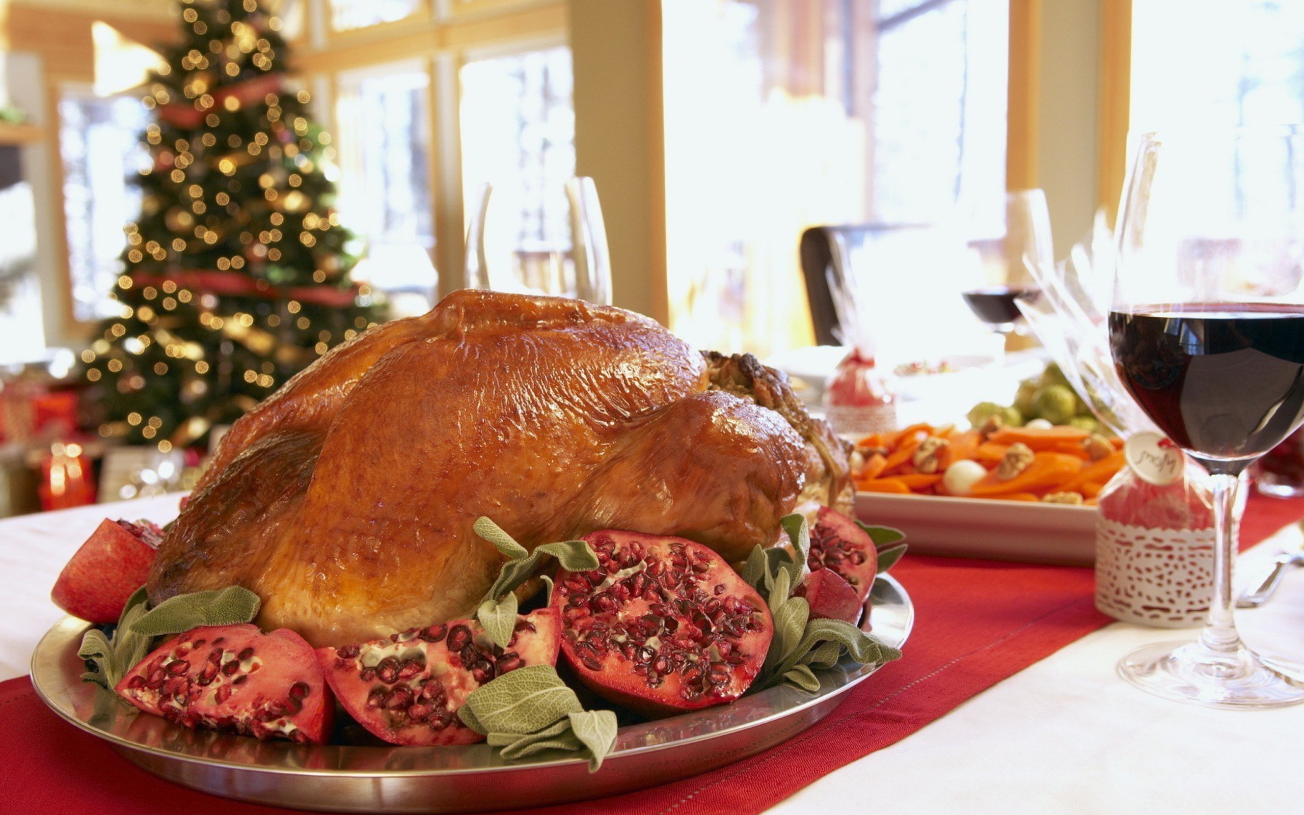 Das Turkey on Thanksgiving Day Wallpaper 2560x1600