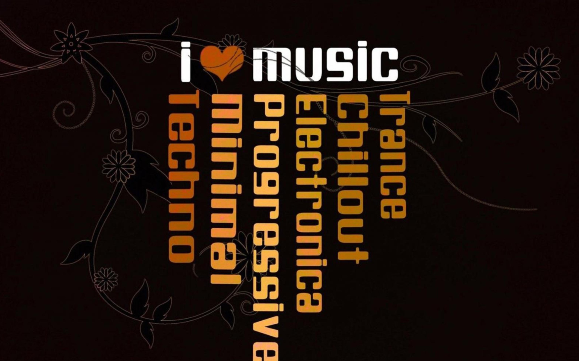 Sfondi I Love Music 1920x1200