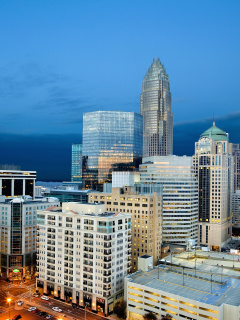 Das Charlotte Cityscape Wallpaper 240x320