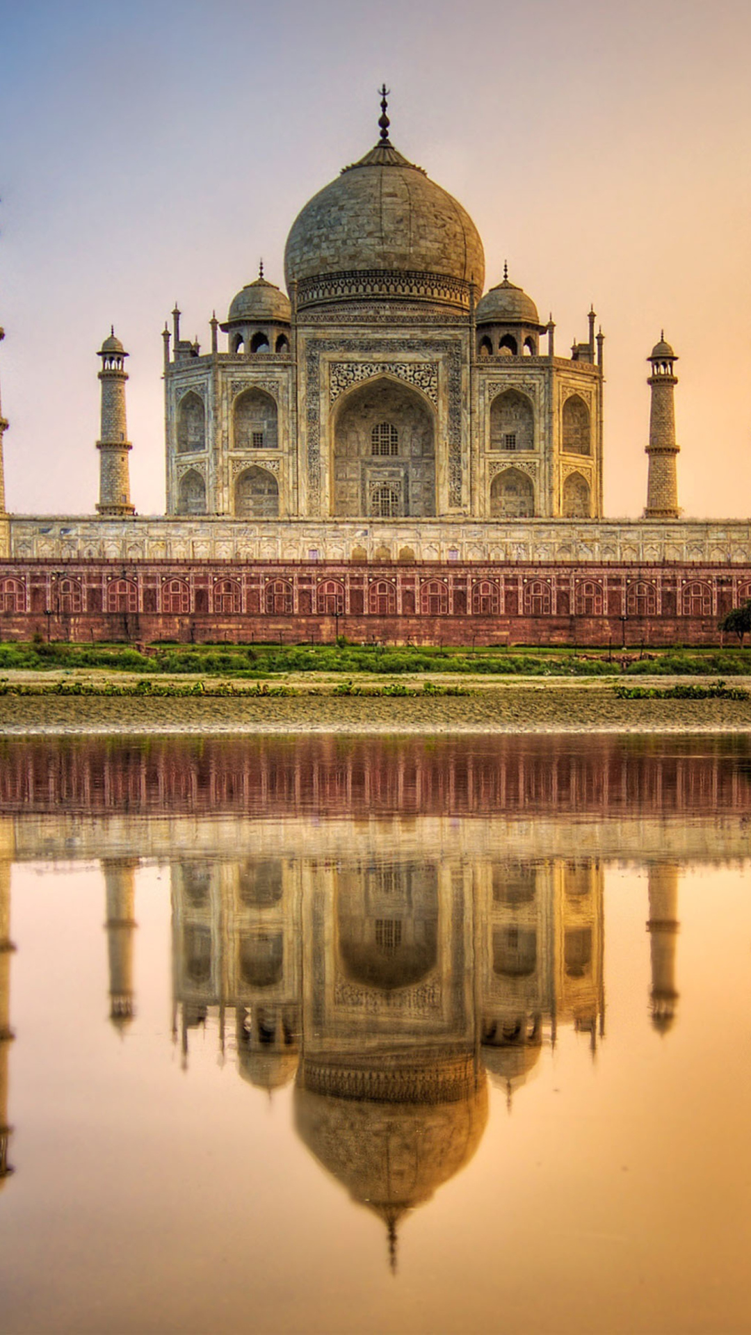 Fondo de pantalla Taj Mahal India 1080x1920