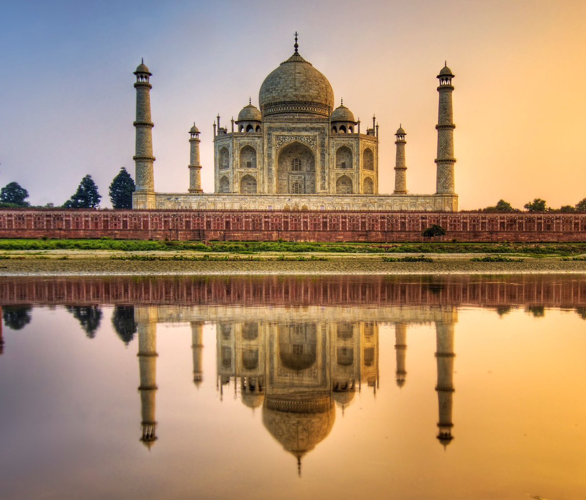 Обои Taj Mahal India 1200x1024