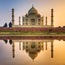 Screenshot №1 pro téma Taj Mahal India 128x128