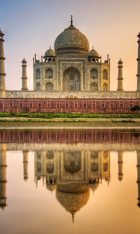 Fondo de pantalla Taj Mahal India 480x800