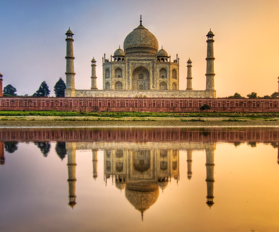 Fondo de pantalla Taj Mahal India 960x800