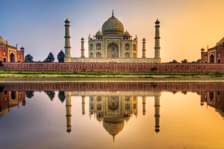 Обои Taj Mahal India