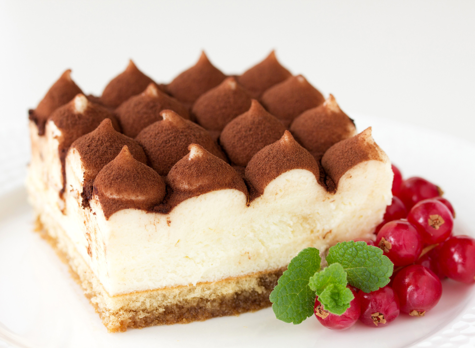 Tiramisu Coffee Flavored Italian Dessert wallpaper 1920x1408