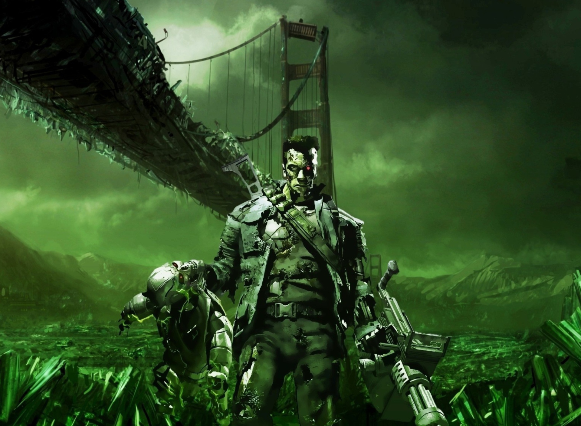 Fondo de pantalla Terminator 4 1920x1408