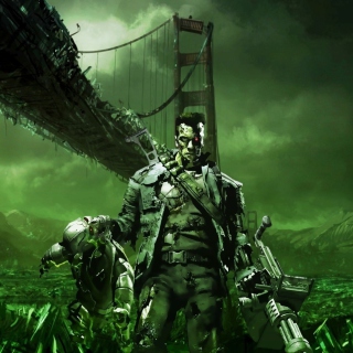 Terminator 4 papel de parede para celular para 2048x2048
