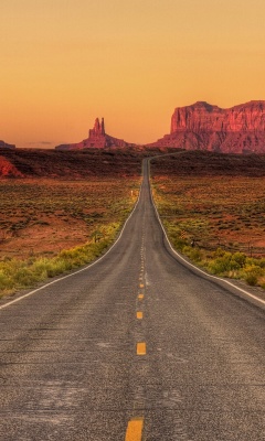 Fondo de pantalla Monument Valley in Arizona 240x400