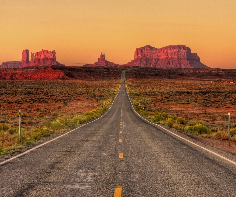 Fondo de pantalla Monument Valley in Arizona 960x800