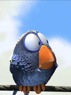 Angry Bird screenshot #1 240x320