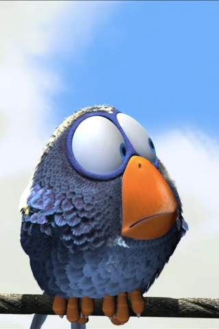 Fondo de pantalla Angry Bird 320x480