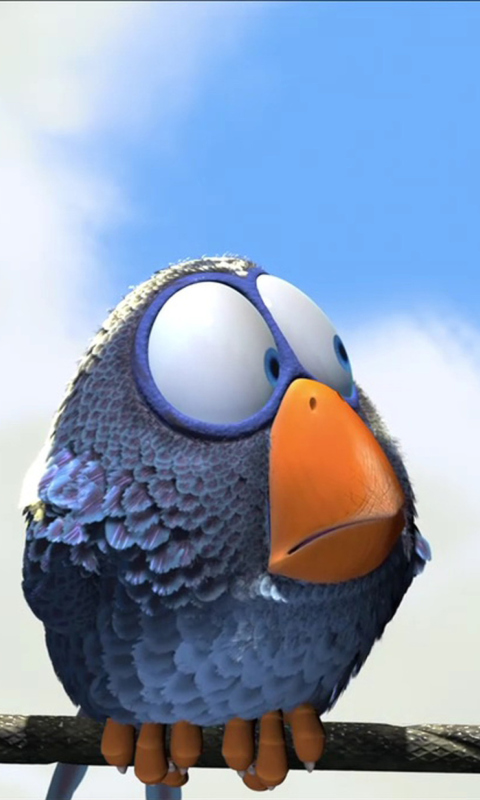 Fondo de pantalla Angry Bird 480x800