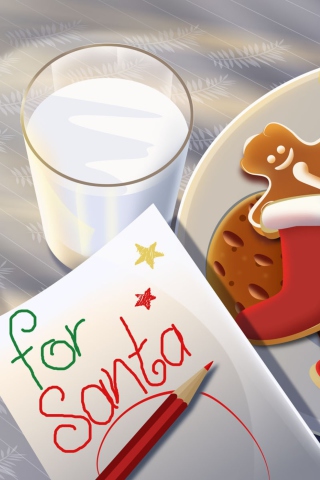 Sfondi Sweets For Santa 320x480