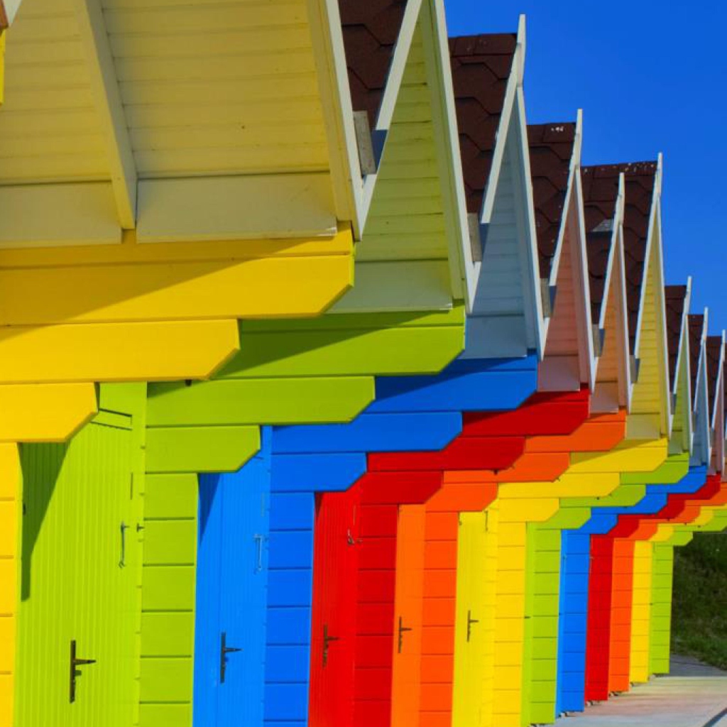 Fondo de pantalla Colorful Houses In Holland 1024x1024