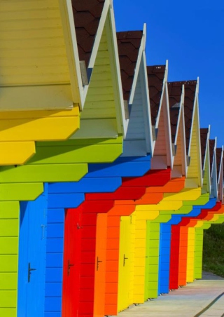 Colorful Houses In Holland - Obrázkek zdarma pro Nokia C1-00