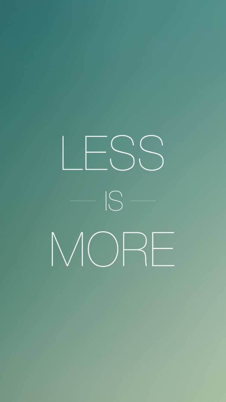 Less Is More screenshot #1 750x1334