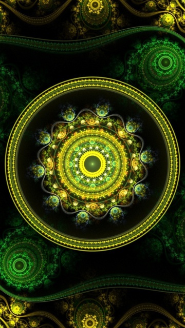 Fondo de pantalla Celtic Flower 360x640