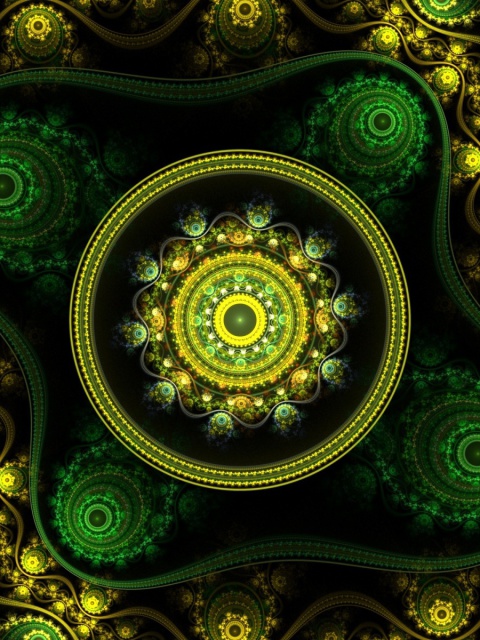 Celtic Flower wallpaper 480x640