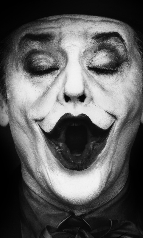 Das The Joker Jack Nicholson Wallpaper 480x800