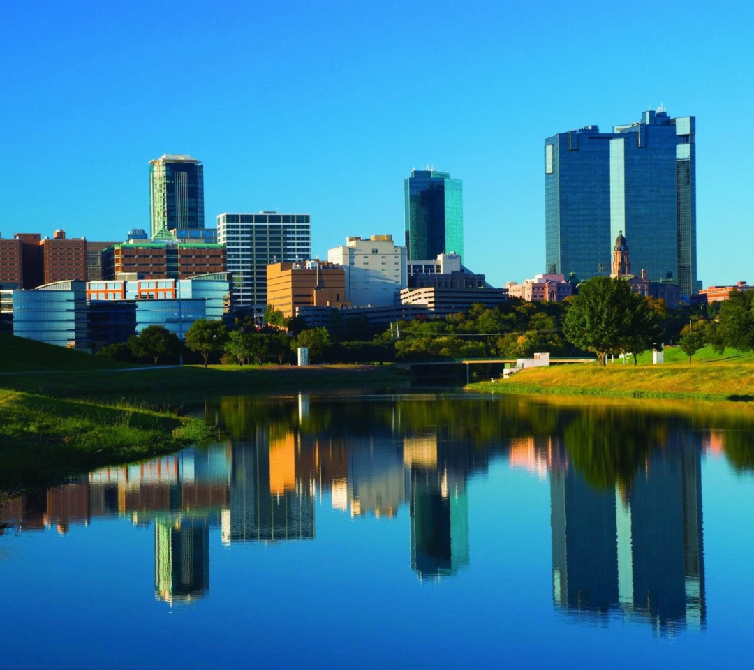 Fort Worth Skyscrapers in Texas wallpaper 1080x960