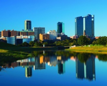 Fondo de pantalla Fort Worth Skyscrapers in Texas 220x176