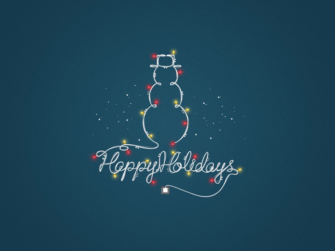 Das Happy Holidays Wallpaper 1400x1050