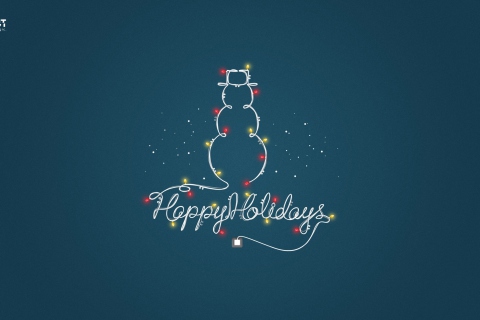 Happy Holidays wallpaper 480x320