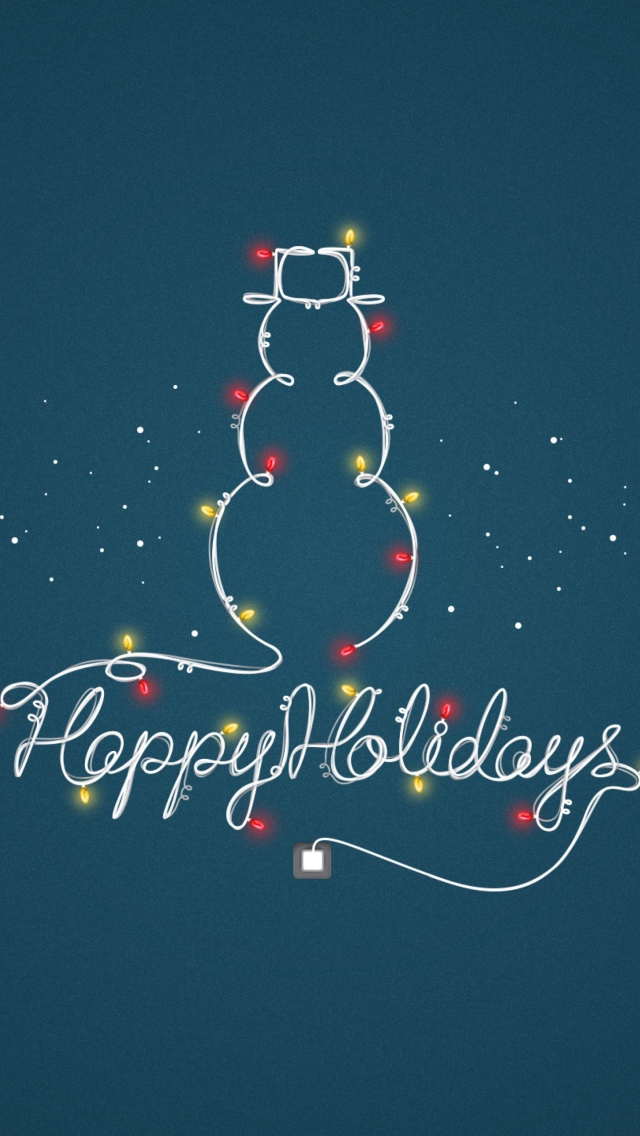 Happy Holidays wallpaper 640x1136