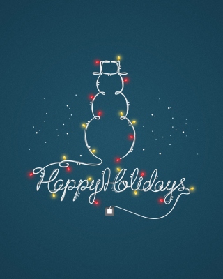 Happy Holidays Wallpaper for HTC Titan