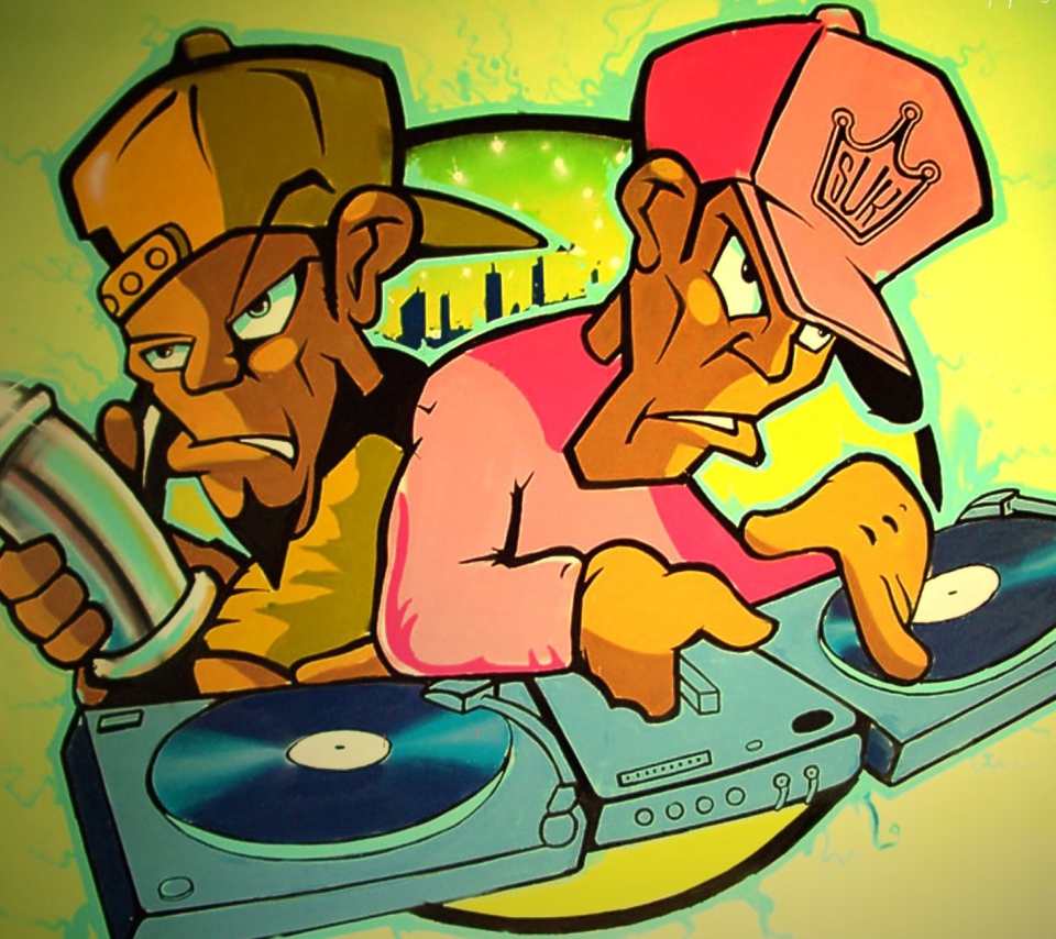 Обои DJ Graffiti 960x854