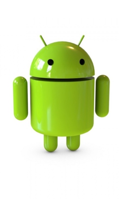 Обои Google Android Robot 240x400