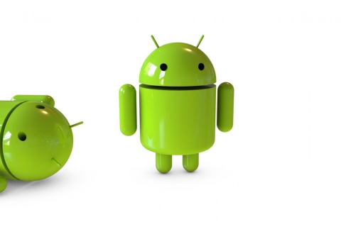 Обои Google Android Robot 480x320