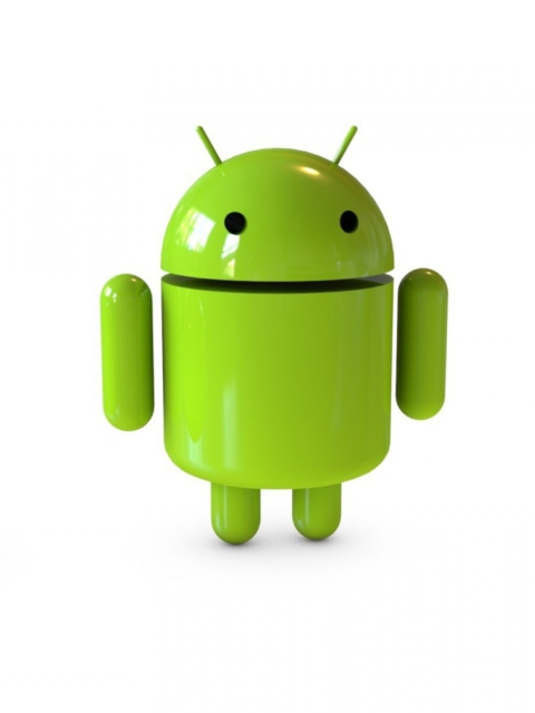 Обои Google Android Robot 480x640