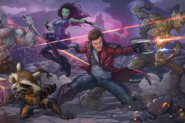 Guardians of the Galaxy Wallpaper for Android, iPhone and iPad