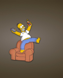 Das Homer Simpson Wallpaper 128x160